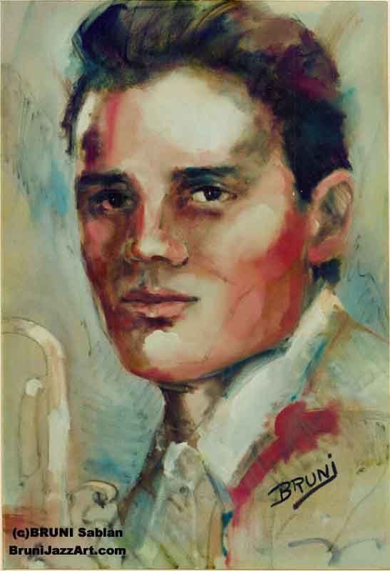 Chet Baker Painting by BRUNI