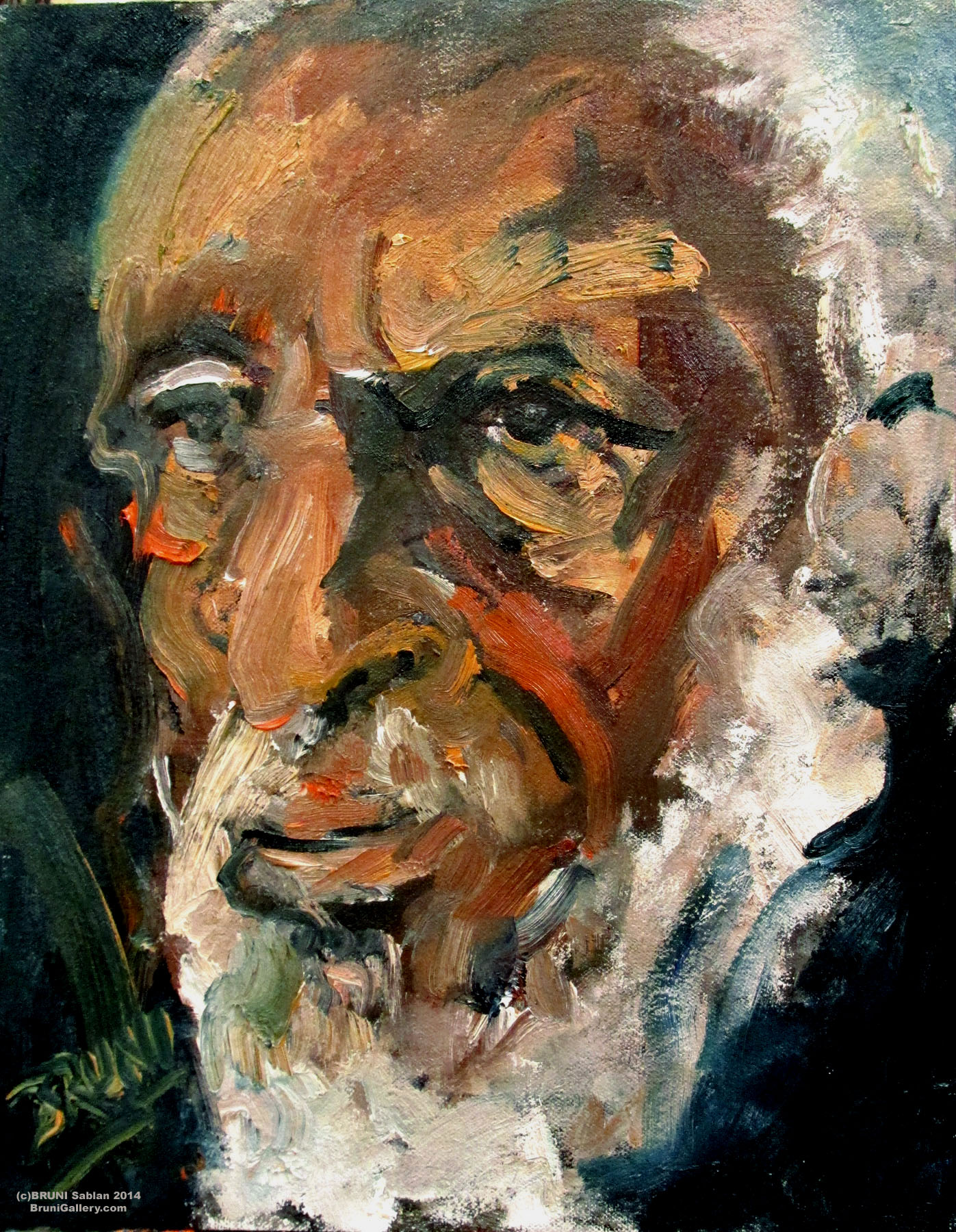 Dick Gregory Painting by BRUNI