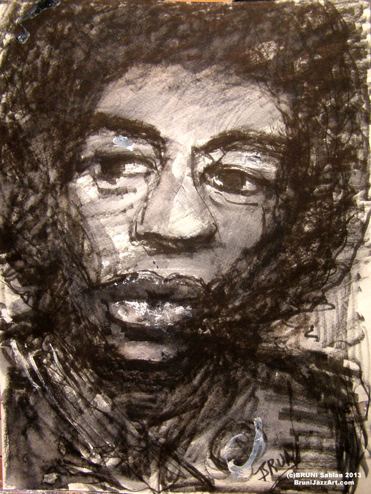 Jimi Hendrix by BRUNI