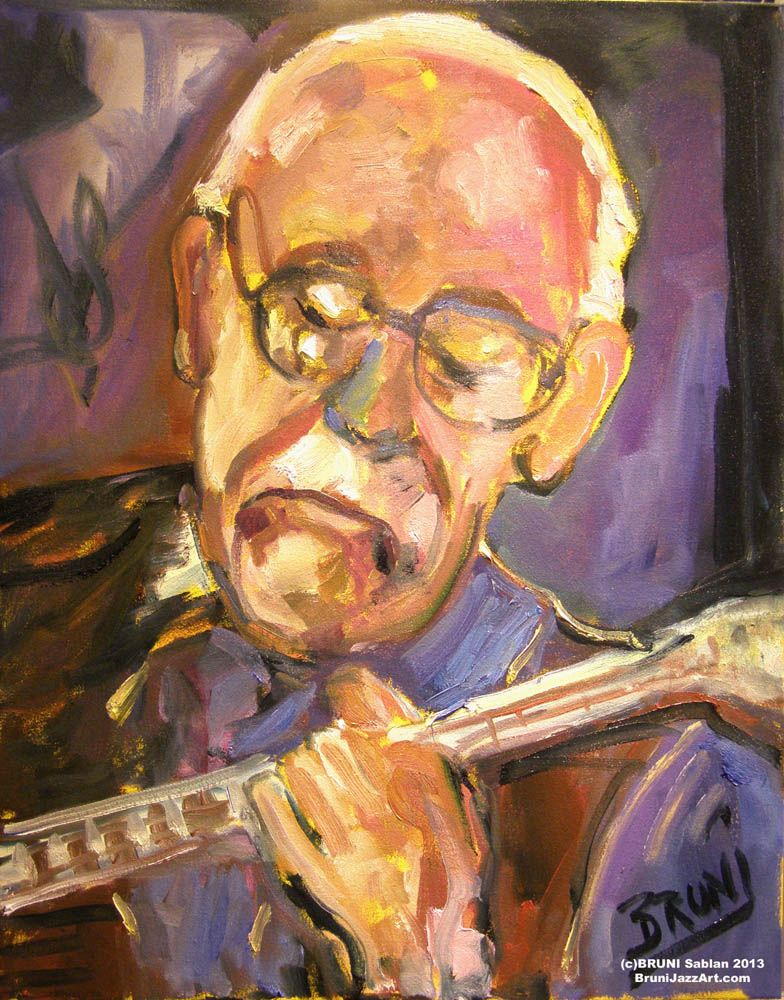 Jim Hall Painting by BRUNI