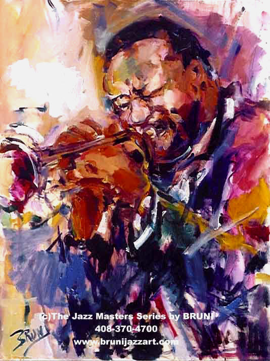 Clifford Brown Painting by BRUNI