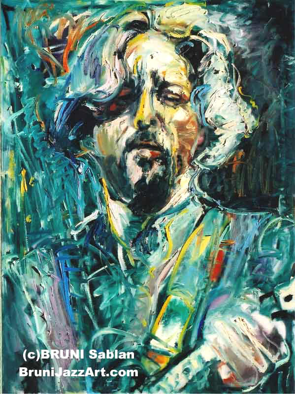 Eric Clapton Painting by BRUNI