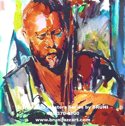 Dave Holland Pauinting by BRUNI