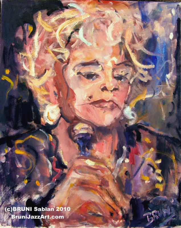 Etta James Painting by BRUNI